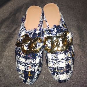 Brand New Juliet holy women's flat mules